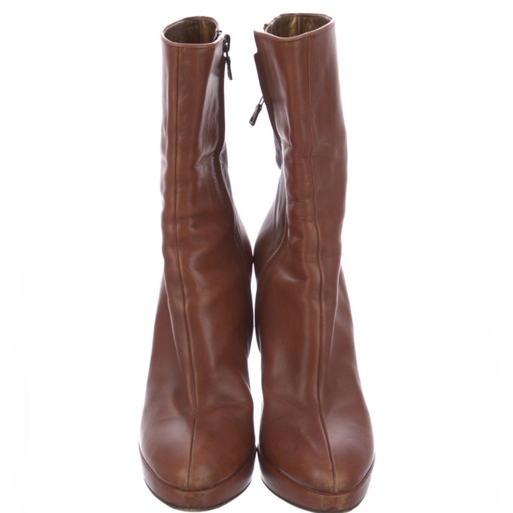 Prada leather boots
